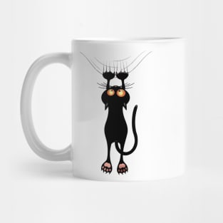 Cat Hanging Around Mug